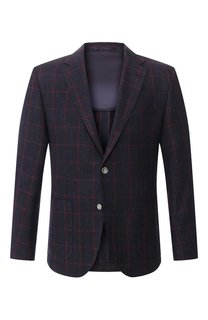 Пиджак из смеси шерсти и хлопка BOSS