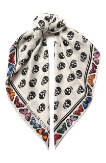 Шелковый платок Alexander McQueen