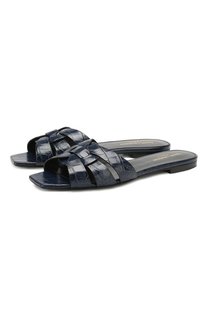 Кожаные шлепанцы Nu Pieds Saint Laurent