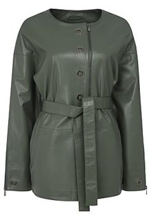 Куртка из натуральной кожи La Reine Blanche
