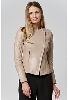 Куртка из натуральной кожи La Reine Blanche