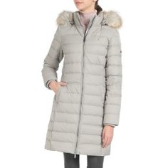 Пальто TOMMY JEANS DW0DW07086 бежево-серый