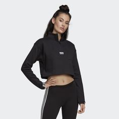 Укороченный свитшот adidas Originals