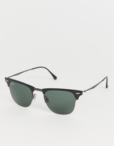 Черные солнцезащитные очки \"Клабмастер\" Ray Ban-Черный
