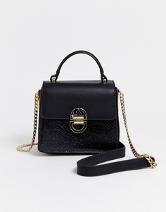 Черная сумка через плечо Topshop-Черный