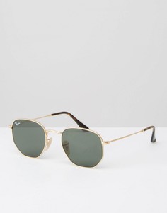 Круглые солнцезащитные очки Ray-Ban 0rb3548-Золотой