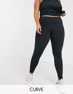 Леггинсы с моделирующим эффектом ASOS 4505 Curve-Черный