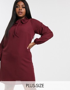 Платье с бантом Fashion Union Plus-Красный
