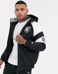 Черный пуховик New Era NFL Oakland Raiders