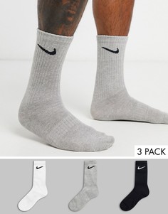 Набор носков разных цветов Nike Training - 3 пары-Мульти