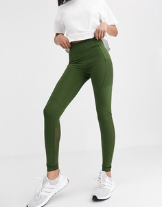Леггинсы с моделирующим эффектом ASOS 4505-Зеленый