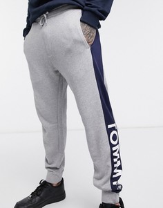 Джоггеры колор блок Tommy Jeans-Серый