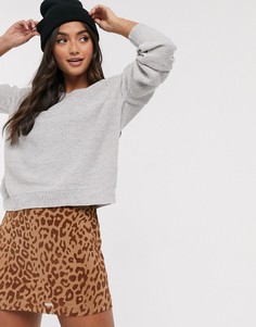 Серый джемпер с круглым вырезом Brave Soul