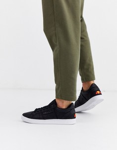 Черные кожаные кроссовки Ellesse LS-80-Черный