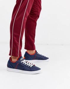 Темно-синие кожаные кроссовки Ellesse LS-80-Темно-синий
