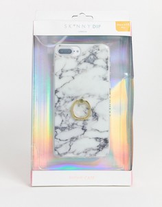 Чехол для iPhone PLUS 6/6S/7/8 с подставкой Skinnydip-Белый