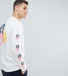 Лонгслив с принтом Noak-Белый