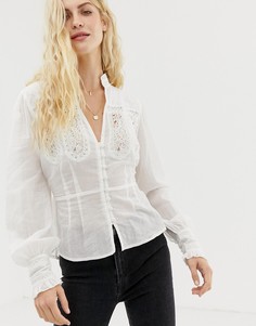 Блузка Free People Sweet Memories-Белый