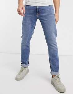 Суженные книзу узкие джинсы Nudie Jeans-Синий