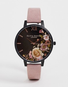 Наручные часы с замшевым ремешком Olivia Burton-Розовый
