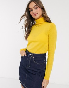 Джемпер с высоким воротником Brave Soul-Желтый