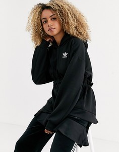 Черный худи с логотипом-трилистником adidas Originals x J KOO