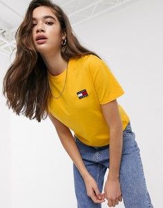 Желтая футболка с нашивкой Tommy Jeans-Желтый