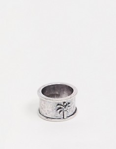 Серебристое кольцо в виде пальмы Classics 77-Серебряный