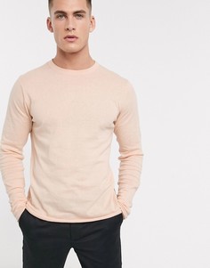 Розовый трикотажный джемпер Bellfield
