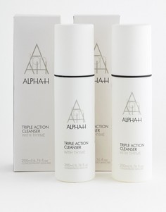 Набор из двух очищающих средств тройного действия Alpha-H Triple Action 200 мл - Скидка 50%-Бесцветный