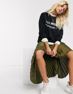 Черный свитшот New Look