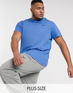 Синяя футболка Nike Training Plus-Синий