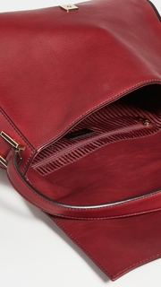 What Goes Around Comes Around Fendi Burgundy Leather Forever Mama