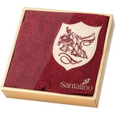 Полотенце Santalino Бравый Гусар Цвет: Бордовый (40х70 см)