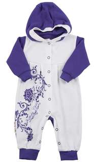 Комбинезон с капюшоном Lucky Child Нежность, размер 56