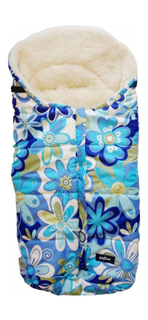 Спальный мешок в коляску Womar Wintry №12, шерсть, 15 Цветки