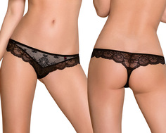 Соблазнительные трусики-стринги из нежного кружева (L-XL) Obsessive