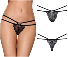Кружевные открытые трусики (S-M) Obsessive
