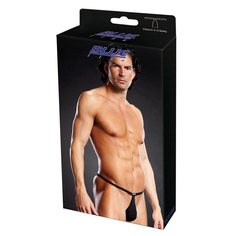 Мужские POUCH V-стринги, черные (L-XL) Blue Line