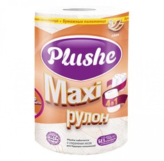 Полотенце Plushe maxi бумажное 1 рулон 2 слоя 40 м