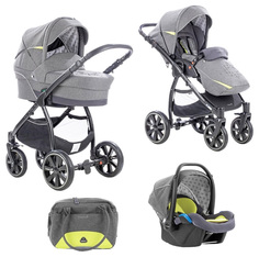 Коляска 3 в 1 Noordi Polaris Comfort 674 Серая