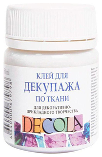 Клей для декупажа по текстилю Decola, 50 мл Невская палитра