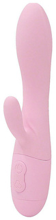 Нежно-розовый вибратор Kiara с клиторальным отростком 18,3 см Le Frivole