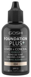 Тональный крем Gosh Foundation Plus+ 004 Natural 30 мл