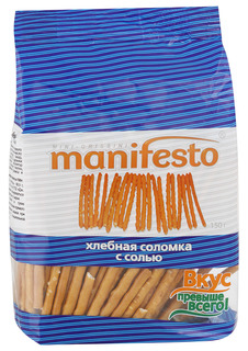 Хлебная соломка Manifesto с солью 50 г Семейка ОЗБИ