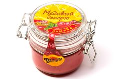 Крем-мед медовая клюква банка бугельная 220 г ВкусноЛето