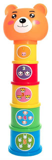Пирамидка Bebelino "Веселый зоопарк" Toys Lab