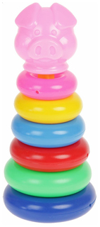 У776 Игра Пирамида зоопарк 22см "Хрюша" Совтехстром