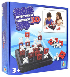 Игра настольная "Игродром. Крестики-нолики 3D" 1 Toy