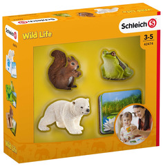 Карточная игра "Мир диких животных" Schleich